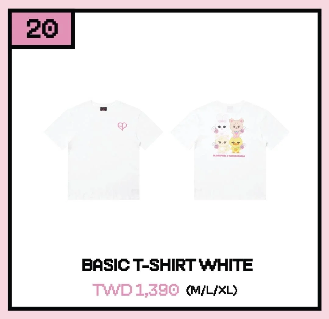 BASIC T-SHIRT WHITE (M/L/XL)